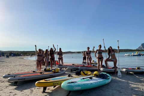 Sardinia SUP paddleboard tour sunset lesson-offered aperitif