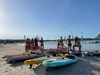 Spiaggia delle vacche SUP paddleboard tour aperitivo al tramonto