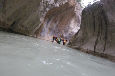 From Athens: Agios Loukas Gorge Canyoning Experience With Picnic Lunch & Hotel Transfer