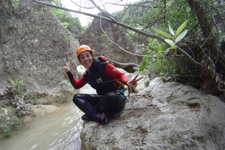 From Athens: Agios Loukas Gorge Canyoning Experience With Picnic Lunch & Hotel Transfer