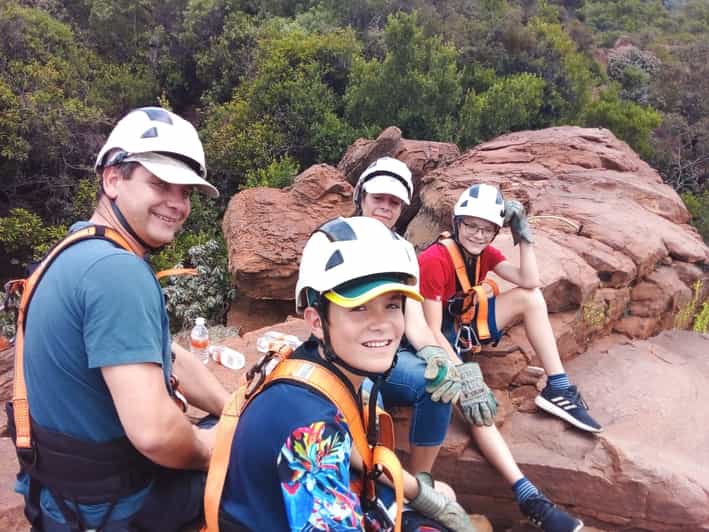 Extreme Abseil, 55m high with lovely hike back to the top. GetYourGuide