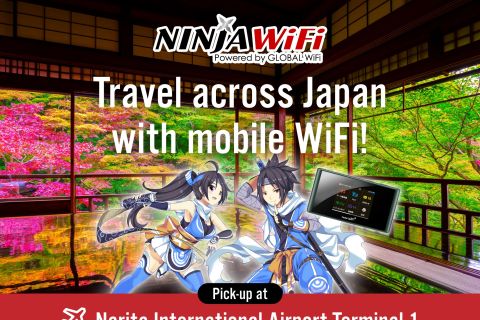 Tokyo: Mobile WiFi Router with Pickup from Narita Airport T1