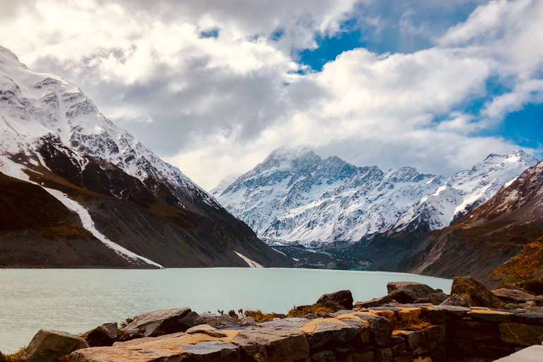 De Christchurch: Excursão de um dia ao Mt Cook via Lago Tekapo com almoçoDe Christchurch: Mt Cook Day Tour via Lake Tekapo com almoço