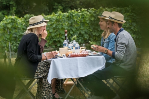 Prywatny piknik / degustacja wina w „Château Vaudois”Prywatny piknik i degustacja wina w minivanie „Château Vaudois”.