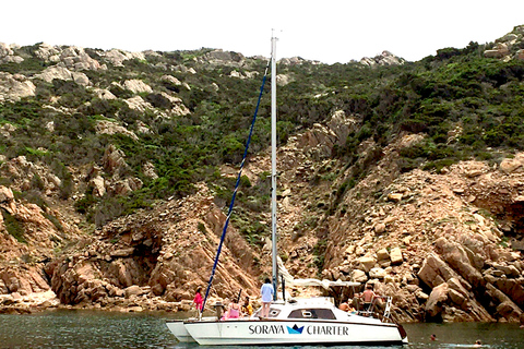 From Santa Teresa Gallura: La Maddalena Catamaran Tour La Maddalena Comfort Catamaran Tour
