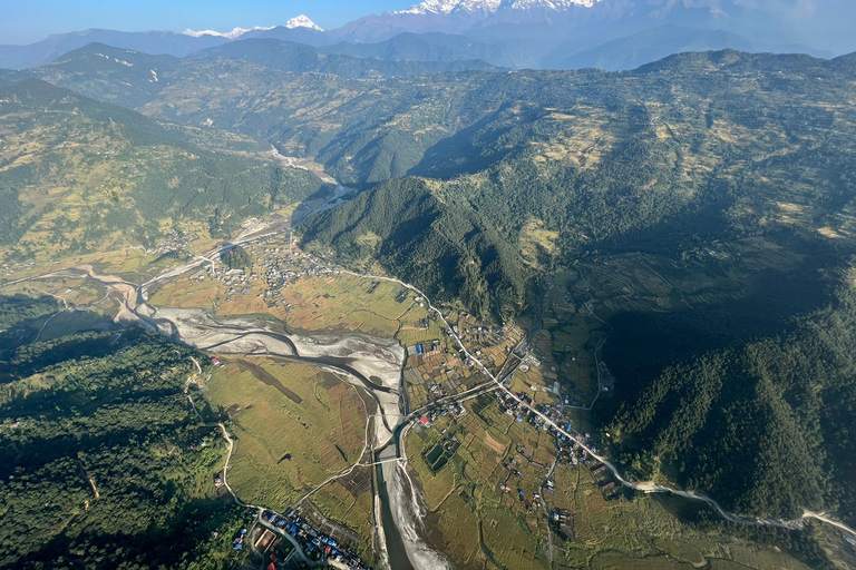 Pokhara: Varmluftsballong i PokharaPokhara: Varmluftsballong