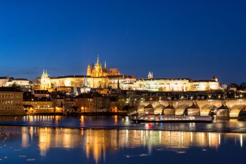 Prague : croisière de 50 mn en soirée