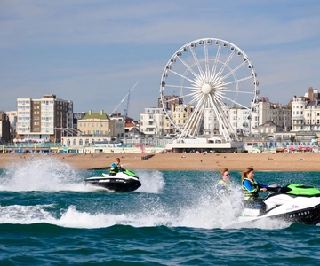 Brighton: Paseo en moto acuática