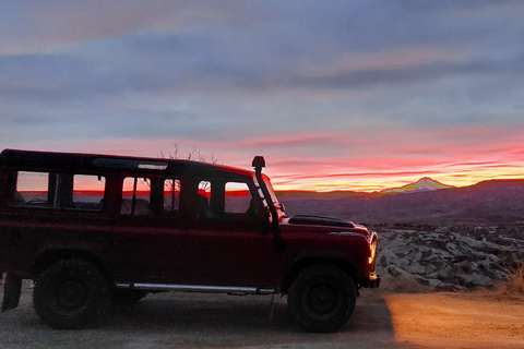 Cappadocië: jeepsafaritour met opties voor zonsopgang of zonsondergangZonsondergang Tour