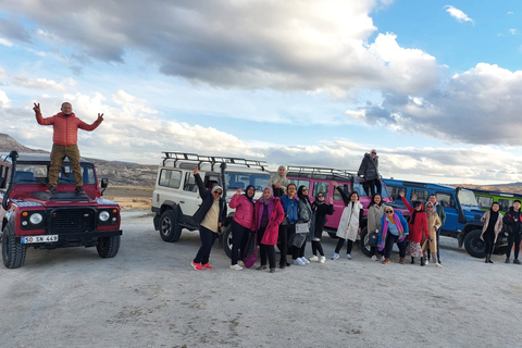 Cappadocië: jeepsafaritour met opties voor zonsopgang of zonsondergangZonsondergang Tour