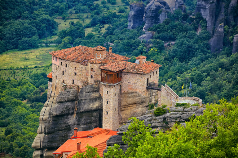 Meteora Full-Day Trip from Athens by Train Shared Tour in English with Economy Class Train