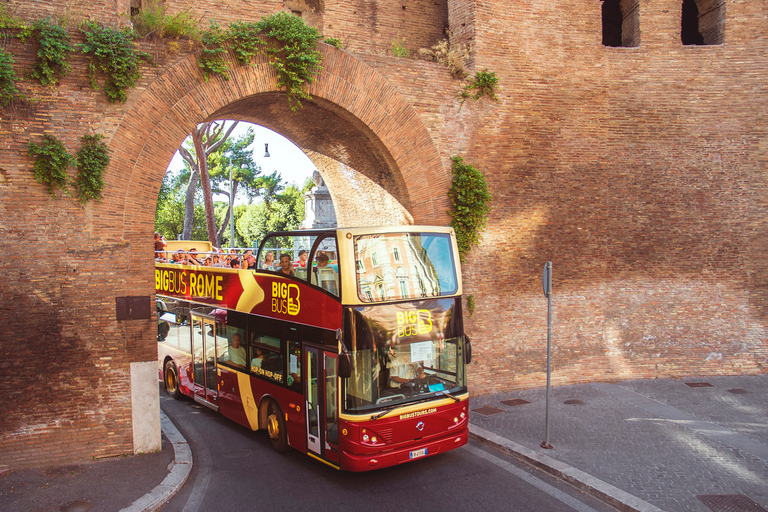 Roma: Tour panoramico in autobus con audioguidaBiglietto dell&#039;autobus da 72 ore con guide digitali della città