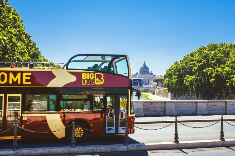 Roma: Tour panoramico in autobus con audioguidaBiglietto dell&#039;autobus da 72 ore con guide digitali della città