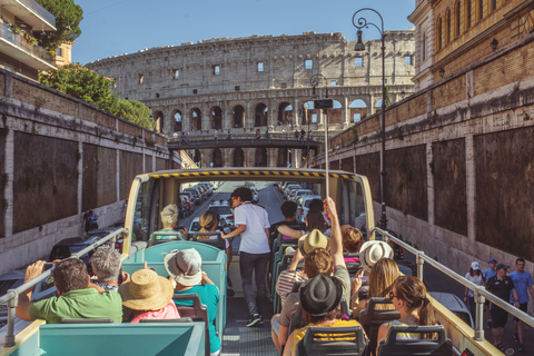 Roma: Tour panoramico in autobus con audioguidaBiglietto dell&#039;autobus da 72 ore con guide digitali della città