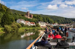 Heidelberg: Flussboot-Tour nach Neckarsteinach mit Getränken