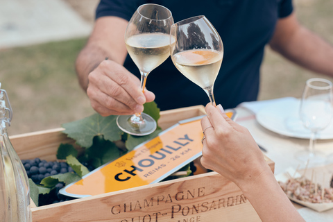 Cata y diversión de Veuve Clicquot Tour privado en Champaña