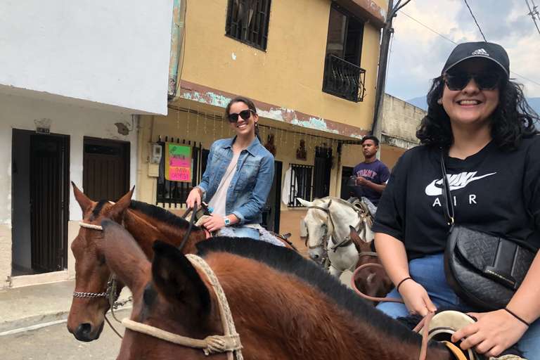 Medellín: auténtico paseo a caballo colombianoPaseo a caballo colombiano y recogida en Parque Lleras