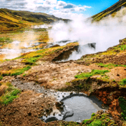 Da Reykjavik: tour in elicottero a Hengill con atterraggio