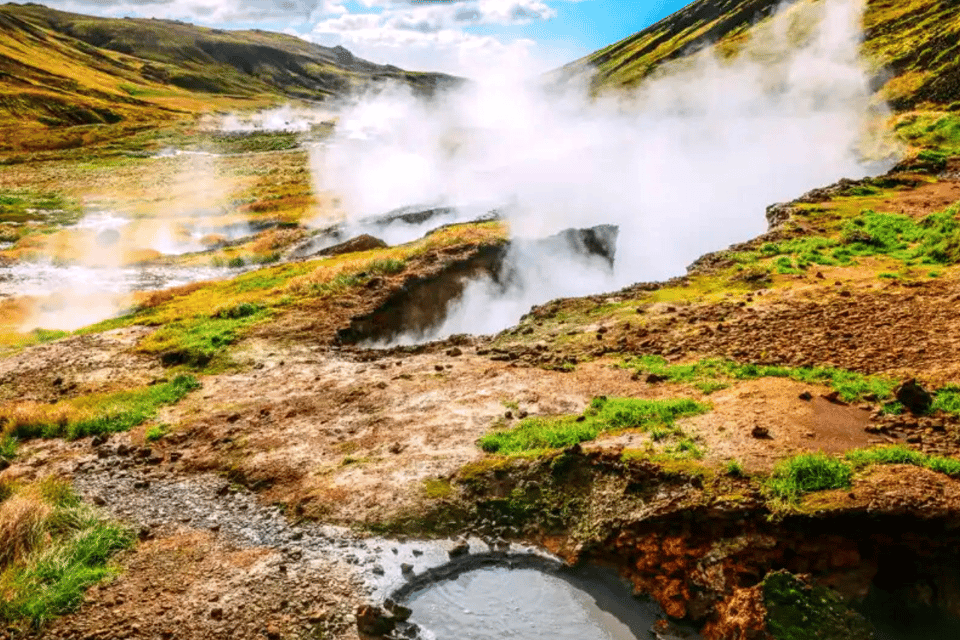 1 Stunde — Hengill mit Landung im Geothermalgebiet
