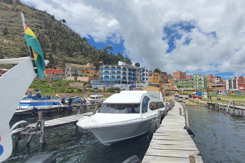 Au départ de La Paz : Service privé d'une journée au lac Titicaca
