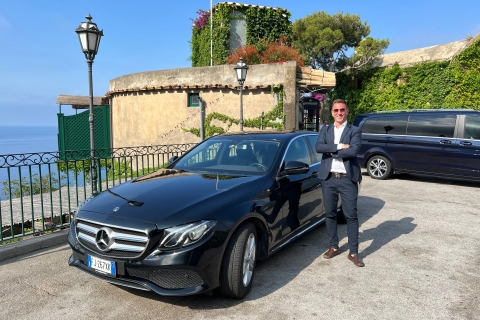 Transfer per privéauto van Positano naar Sorrento