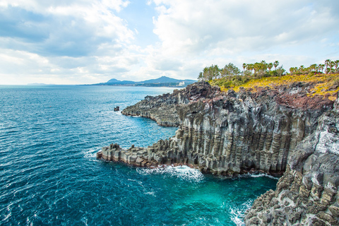 Île de Jeju : Journée complète de visite guidée en voiture privée personnalisableVisite en Combi Van (jusqu&#039;à 13 personnes)