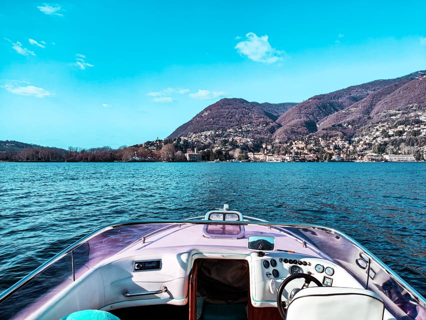 Excursão de barco turístico particular em Lago de Como - Hizvo