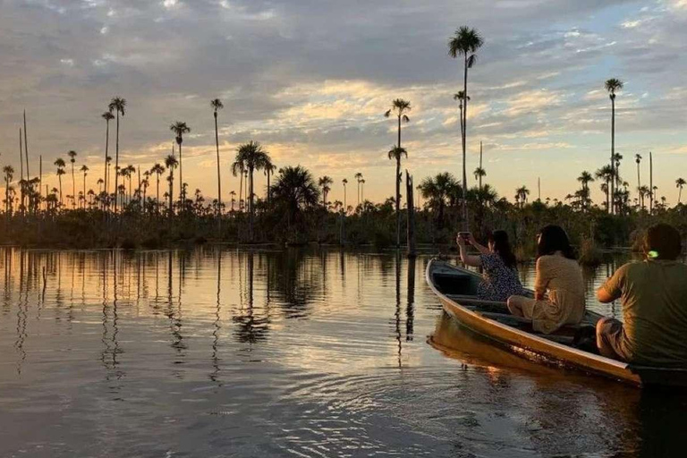 De Puerto Maldonado || Passeio de barco de 3 horas ao pôr do sol