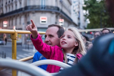 Paris : tour Eiffel, bus à arrêts multiples, croisière sur la SeineTour Eiffel, bus à arrêts multiples de 2 jours, croisière sur la Seine