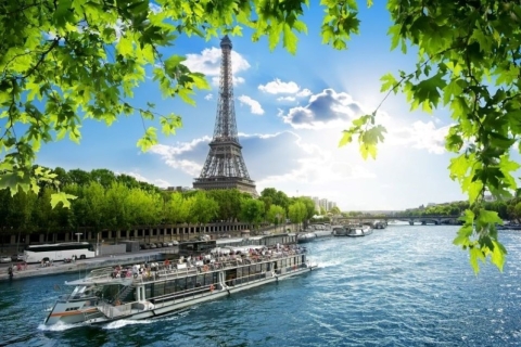 Paris: Eiffelturm, Hop-on-Hop-off-Bus, Bootsfahrt auf der SeineEiffelturm, 2-tägiger Hop-on-Hop-off-Bus, Bootsfahrt auf der Seine