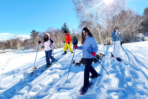 Snowshoeing on Mount Etna