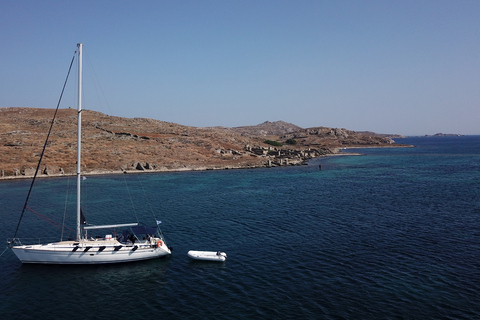 Mykonos : Excursion en voilier sur les plages du sud avec déjeuner et transferts