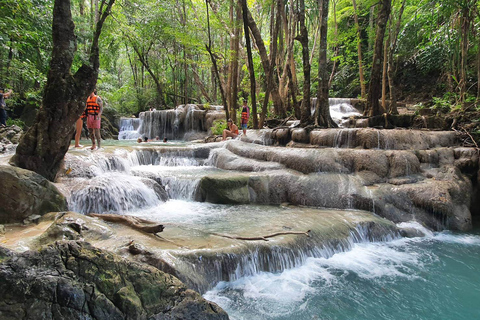 Vanuit Bangkok: Erawan & hoogtepunten van Kanchanaburi