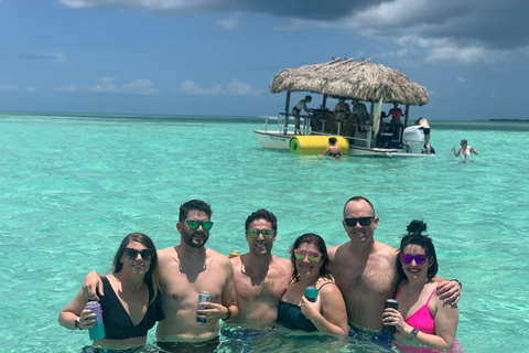 Key West: Croisière privée de 4 heures sur un bar de sable sur un bateau Tiki Bar