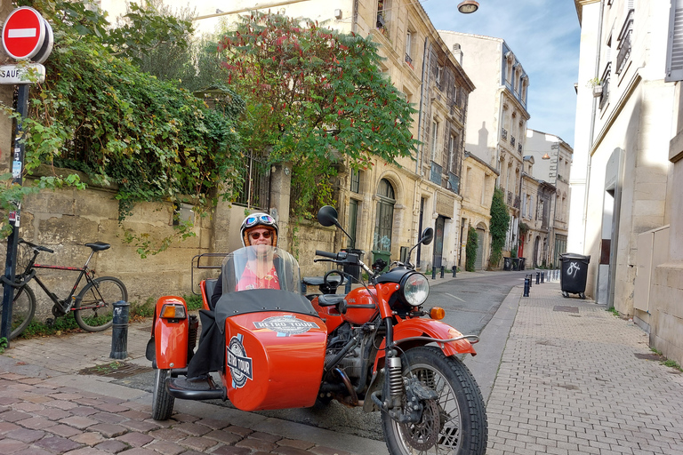 Bordeaux: Sightseeing by Side Car 50-Minute Tour