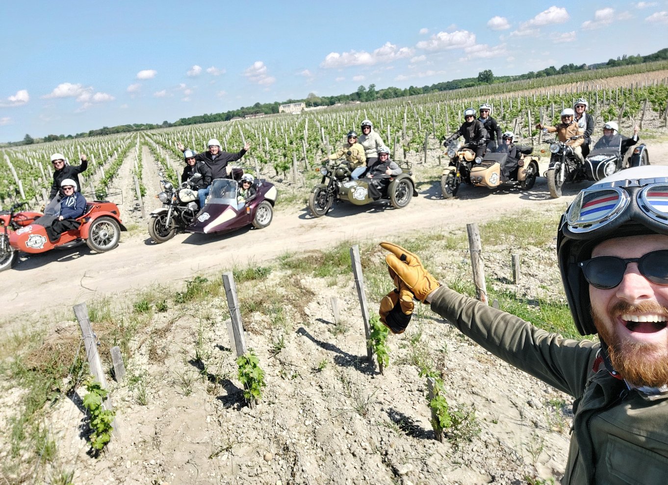 Fra Bordeaux: Médocs vingård og slotstur i sidevogn