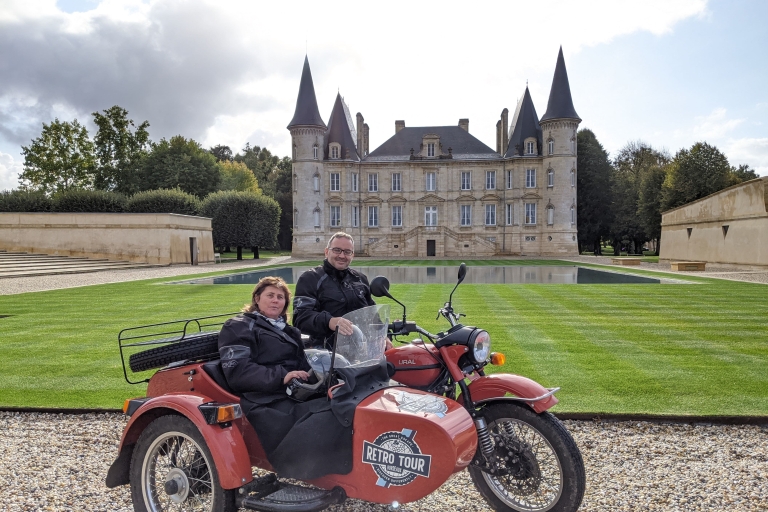 Desde Burdeos: Visita a los viñedos y castillos de Médoc en sidecarExcursión de medio día