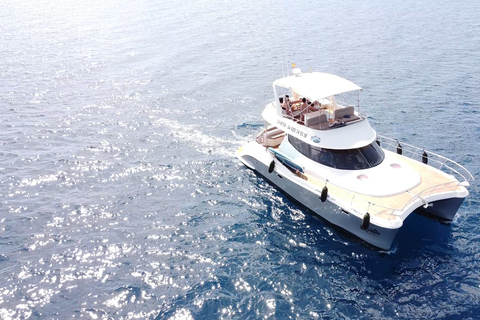 Puerto del Carmen: passeio de catamarã com esportes aquáticosCatamarã particular de 8 horas