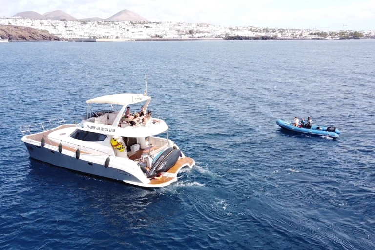 Lanzarote: Katamaran Doświadczenie z zajęciami wodnymiPrywatny katamaran do 12 pasażerów