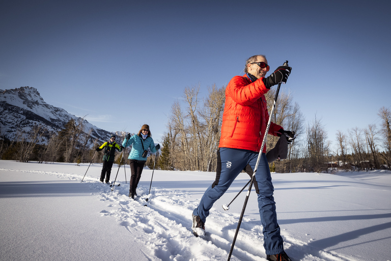 Grand Teton National Park: 4-Hour Beginner Cross-Country Ski Private Tour for 1-5 People
