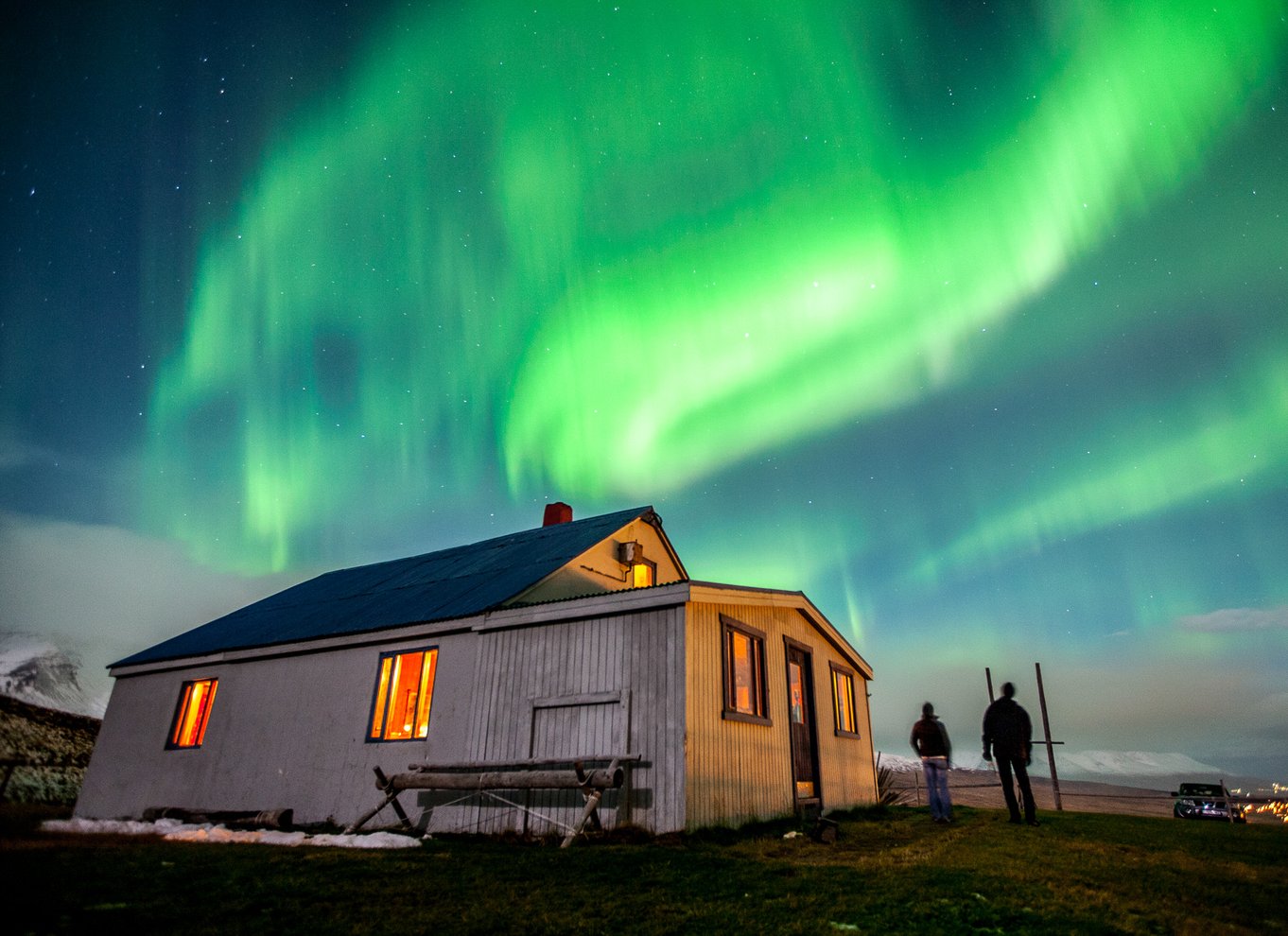 Akureyri: Fototur med nordlys