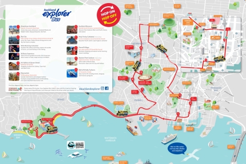 Auckland: hop on, hop off Explorer-busticket
