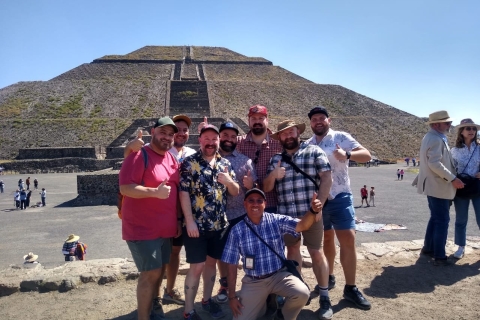 Z Meksyku: Piramidy w Tula i Teotihuacan Day Tour