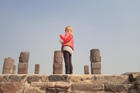 Desde Ciudad de México: tour de un día a las pirámides de Tula y Teotihuacan