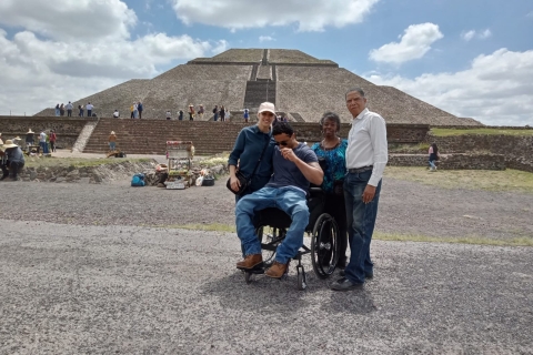 Van Mexico-stad: privédagtour Teotihuacan en Xochimilco