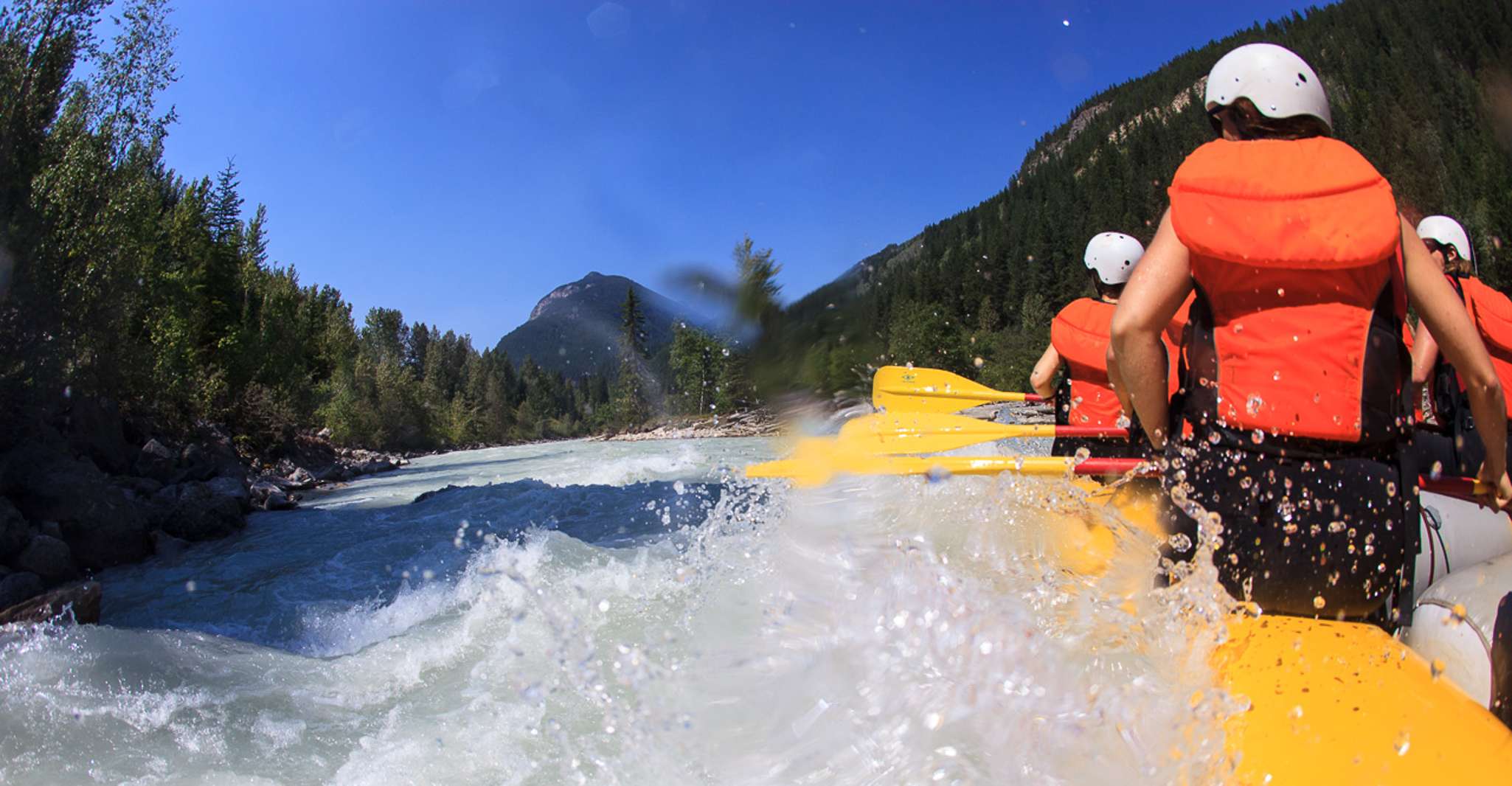 Golden, BC, Kicking Caballo Río Medio Día Whitewater Rafting - Hizvo