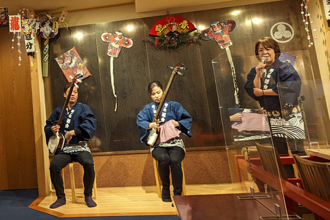 Tokyo: Traditionell Traditionell musikshow i Asakusa med middagTokyo: Traditionell Traditionell musikshow i Asakusa med lunch