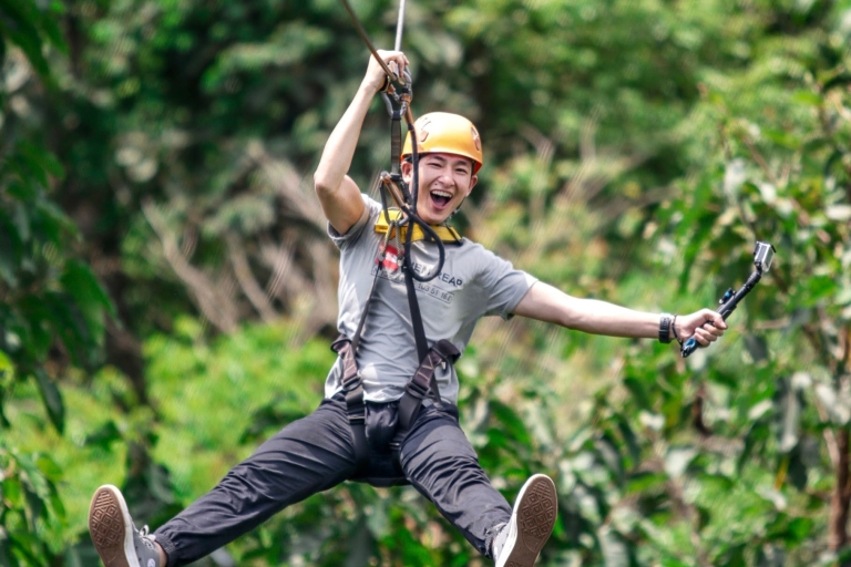 Angkor: Öko-Zipline-Abenteuertour durch die Baumkronen