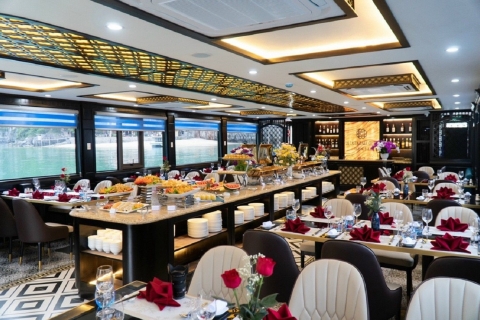 Full Day Tour Ha Long Bay Luxury Cruise & Jacuzzi