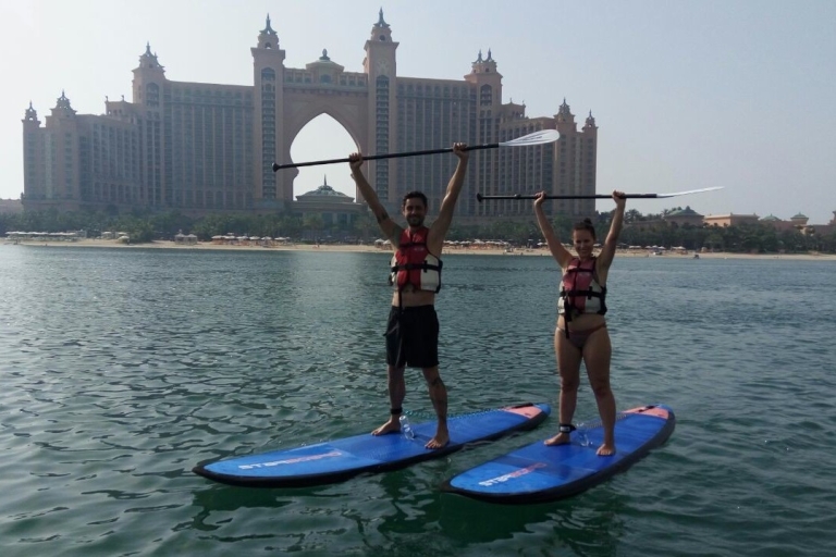 Dubaj: Palm Jumeirah Paddle Boarding Tour